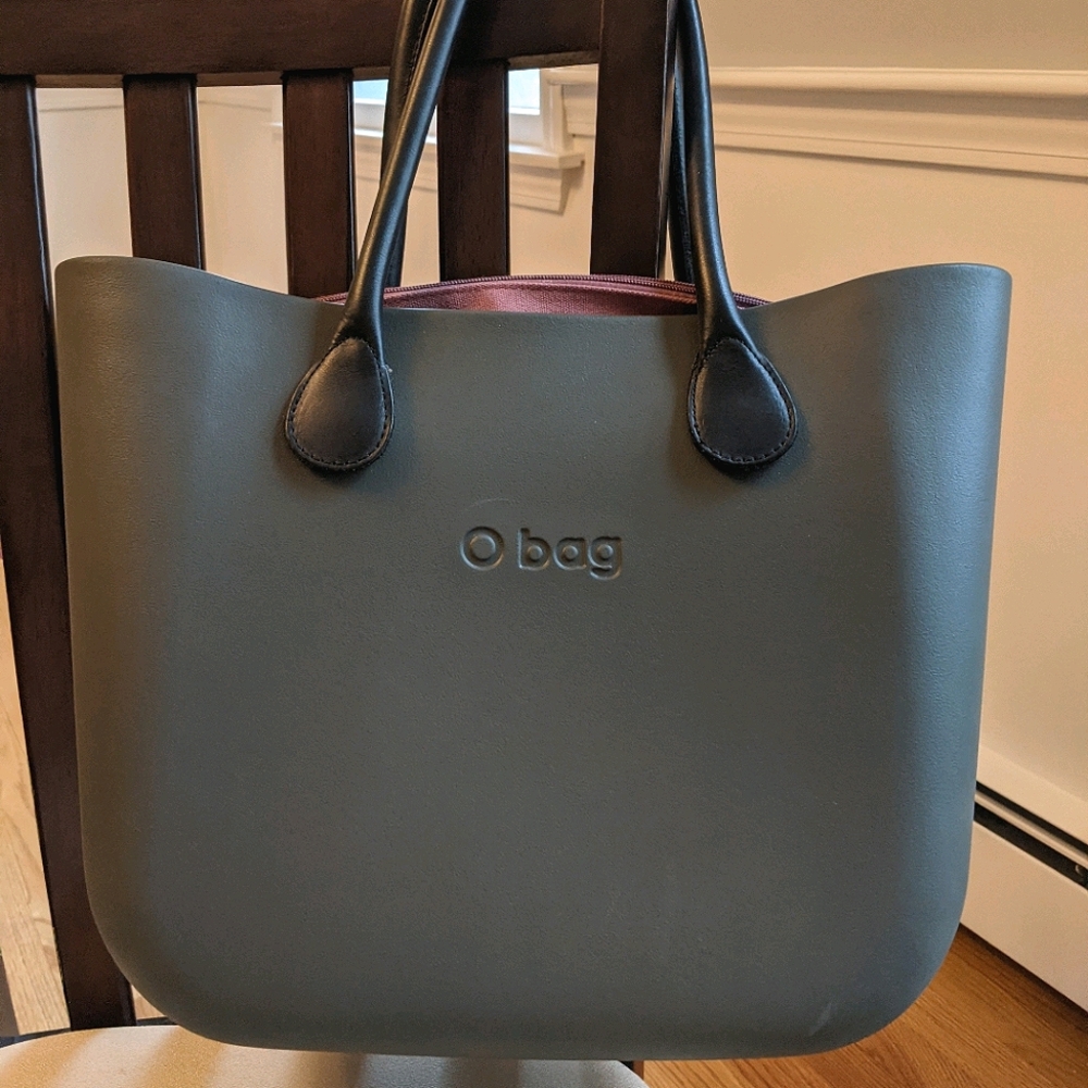 Obag Large Tote Bag with Leather Straps